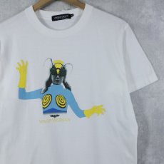 画像1: UNDERCOVER 仮面ライダー 蜂女 キャラクタープリントTシャツ S (1)