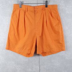 画像1: 90's POLO Ralph Lauren 2タック コットンショーツ W34 (1)