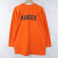 画像2: 70's RUSSELL ATHLETIC USA製 "COOPER SWIMMING" プリントフットボールTシャツ L (2)