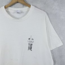 画像1: 90's USA製 "I’M NOT COMFORTABLE" フォトプリントTシャツ L (1)
