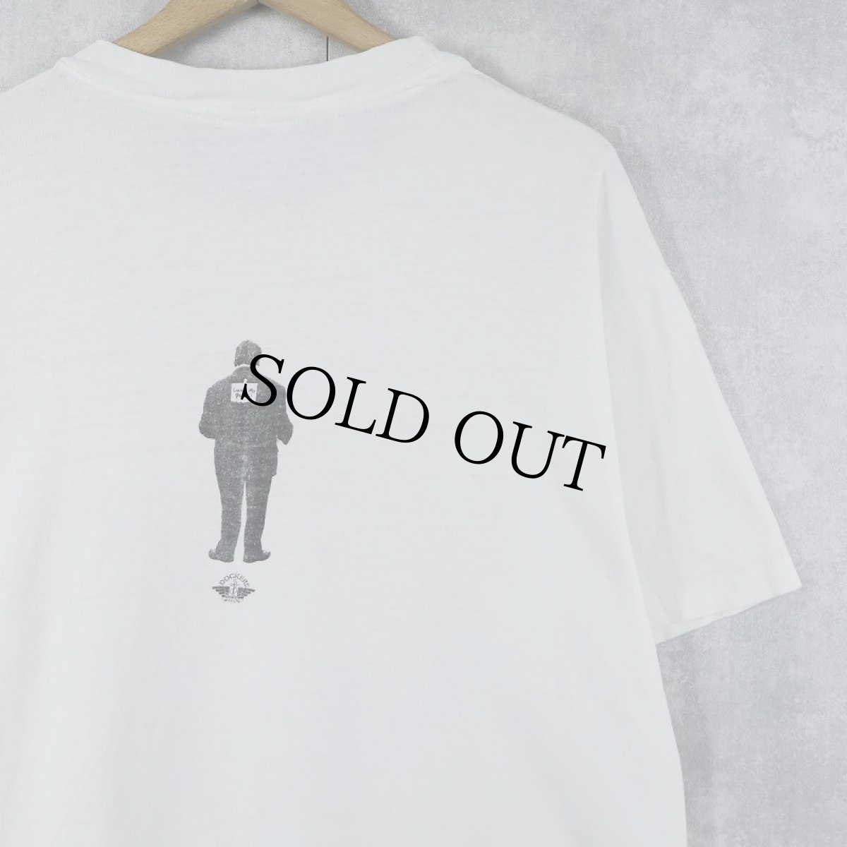 画像2: 90's USA製 "I’M NOT COMFORTABLE" フォトプリントTシャツ L (2)