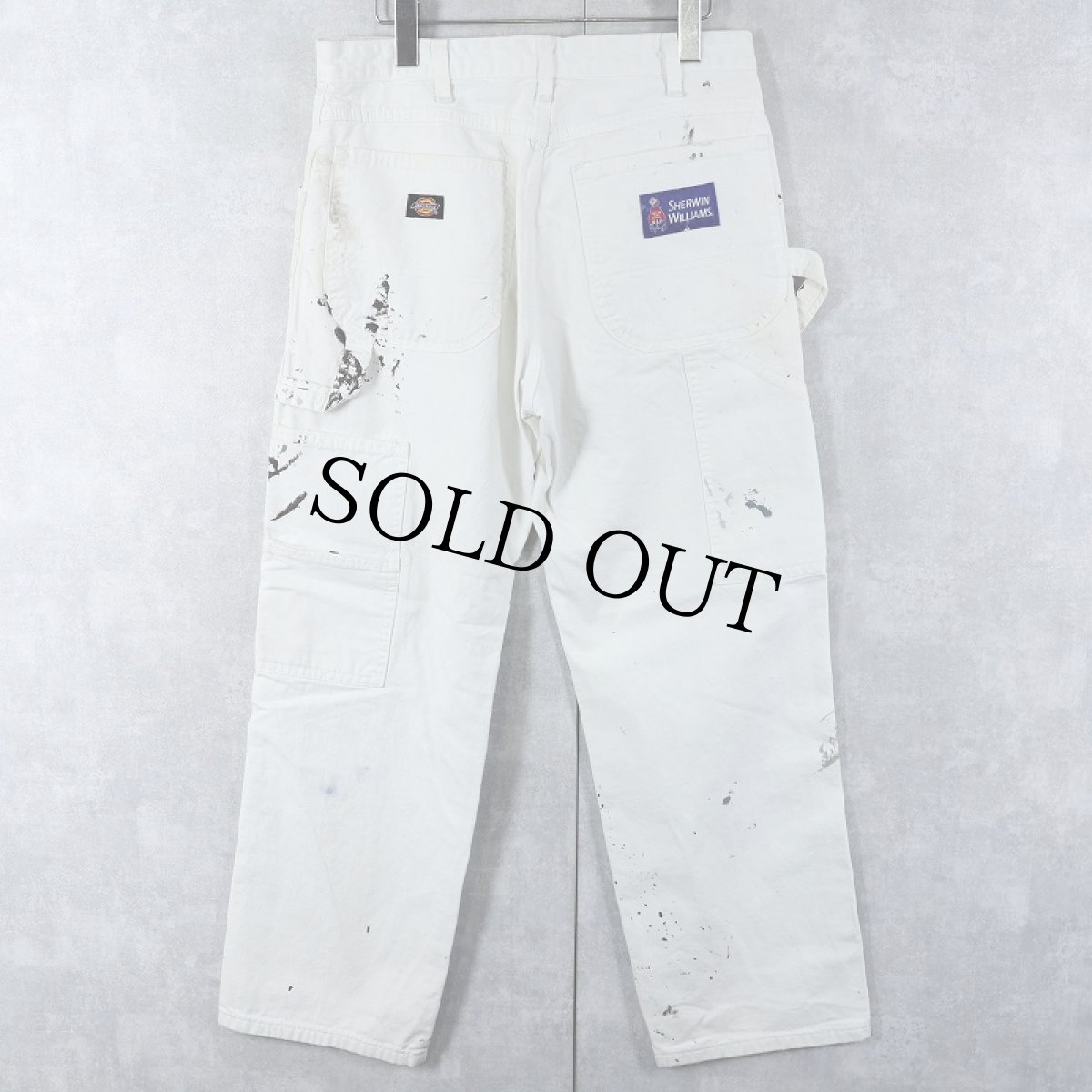 画像2: Dickies × SHERWIN WILLIAMS ペンキペイント ペインターパンツ W31 (2)