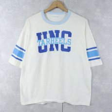 画像1: 80's Velva Sheen "UNC TARHEELS" プリントTシャツ (1)