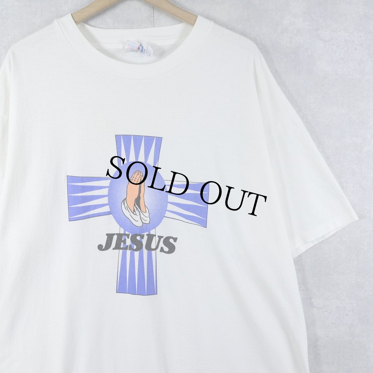 画像1: JESUS プリントTシャツ XL (1)