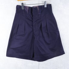 画像1: 50's British Royal Navy Tropical Shorts W28 (1)