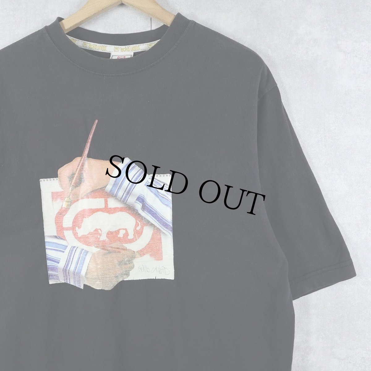 画像1: ecko Unltd. プリントTシャツ BLACK M (1)