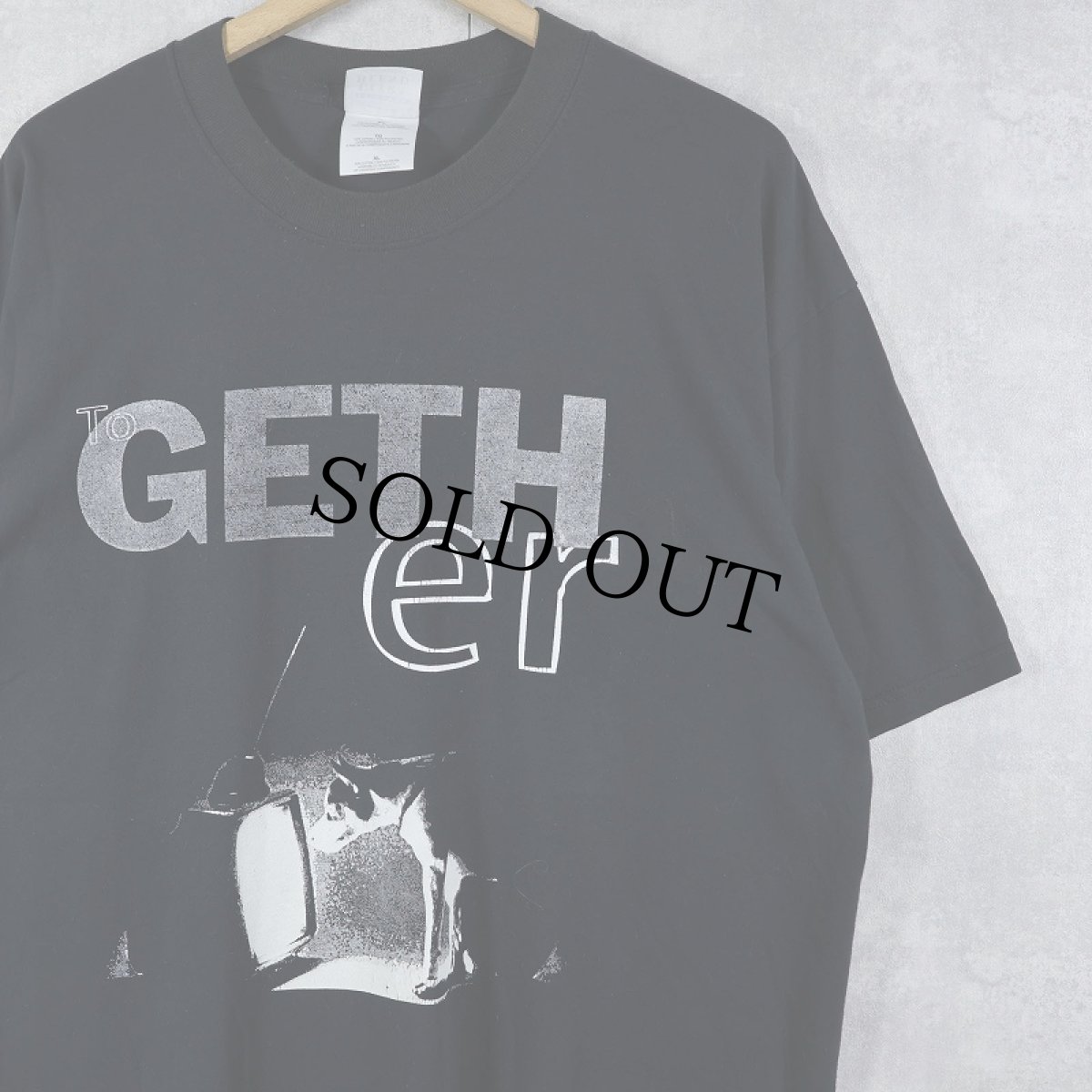 画像1: Together プリントTシャツ BLACK XL (1)