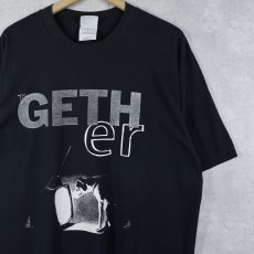 画像1: Together プリントTシャツ BLACK XL (1)