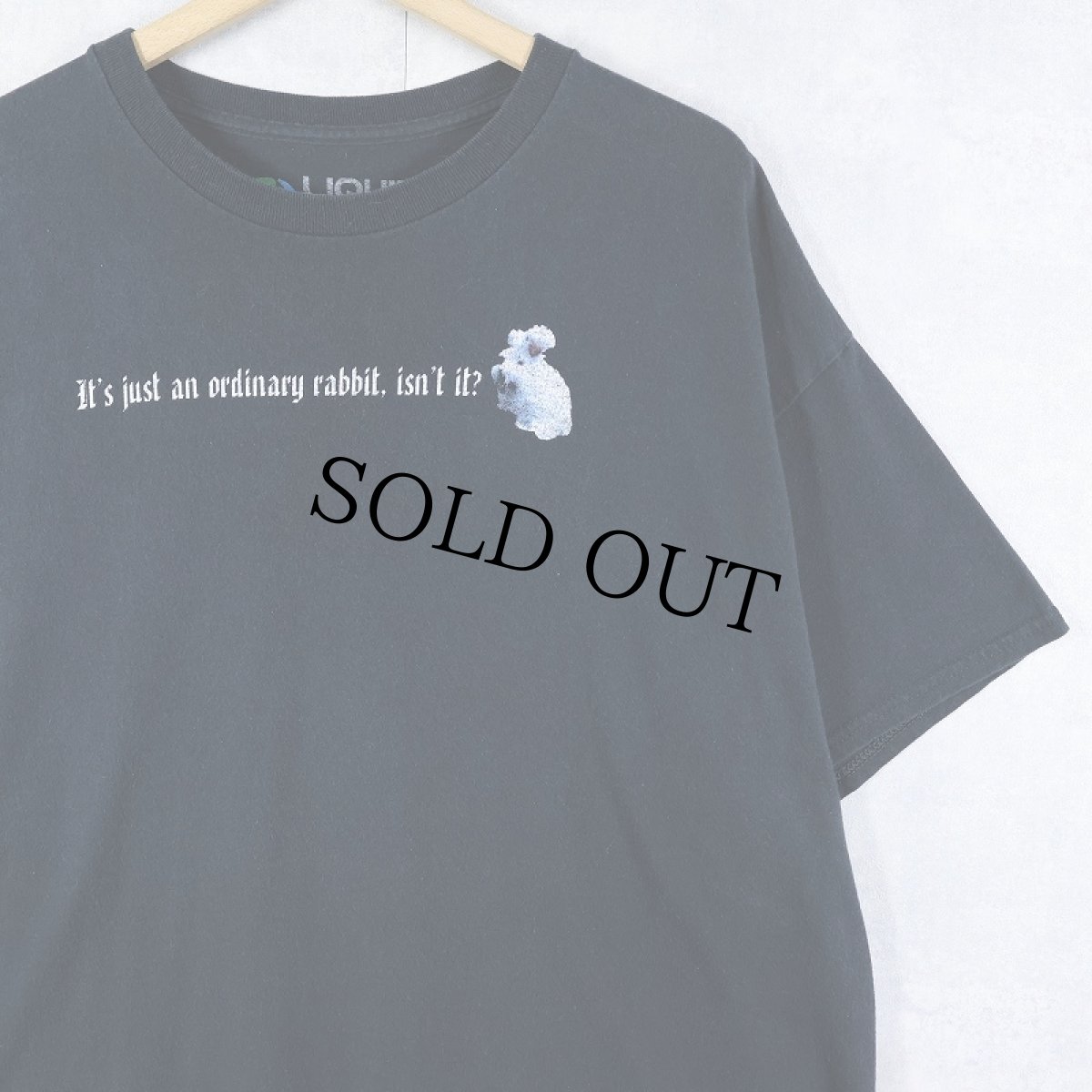 画像2: LIQUID BLUE MONTY PYTHON "Killer Rabbit" 映画プリントTシャツ BLACK XL (2)