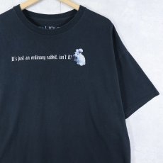 画像2: LIQUID BLUE MONTY PYTHON "Killer Rabbit" 映画プリントTシャツ BLACK XL (2)
