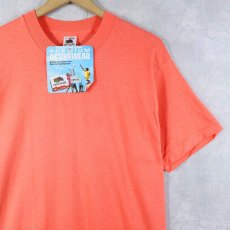 画像1: 90's FRUIT OF THE LOOM USA製 無地Tシャツ DEADSTOCK L (1)