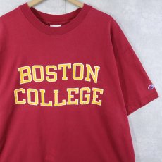 画像1: 90's Champion USA製 "BOSTON COLLEGE" プリントTシャツ XL (1)