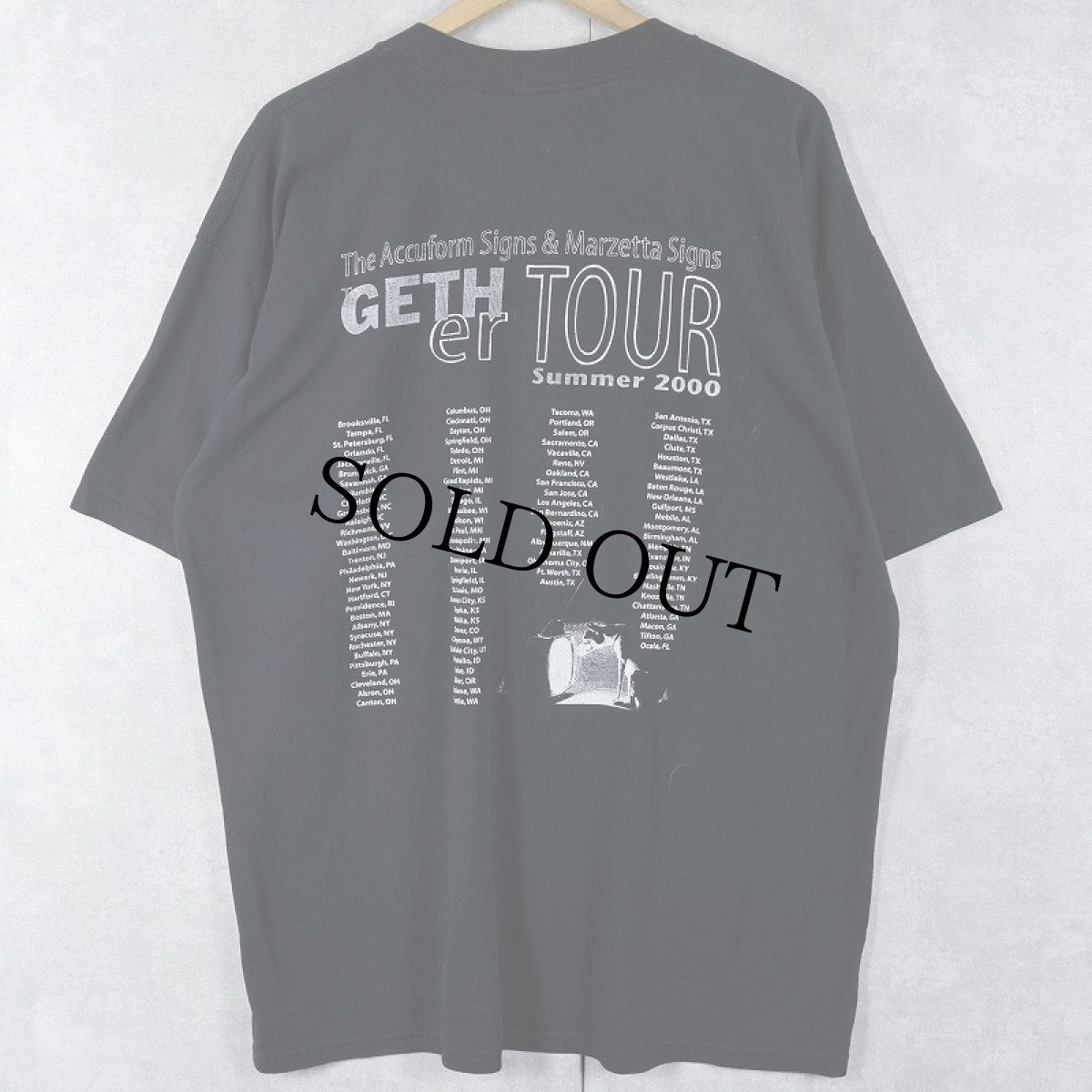画像2: Together プリントTシャツ BLACK XL (2)