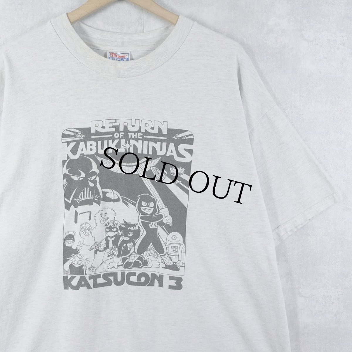 画像1: 90's KATSUCON 3 USA製 パロディプリント アニメイベント Tシャツ XL (1)