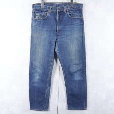 画像1: 60〜70's LEVI'S 505 BIGE デニムパンツ W34 (1)
