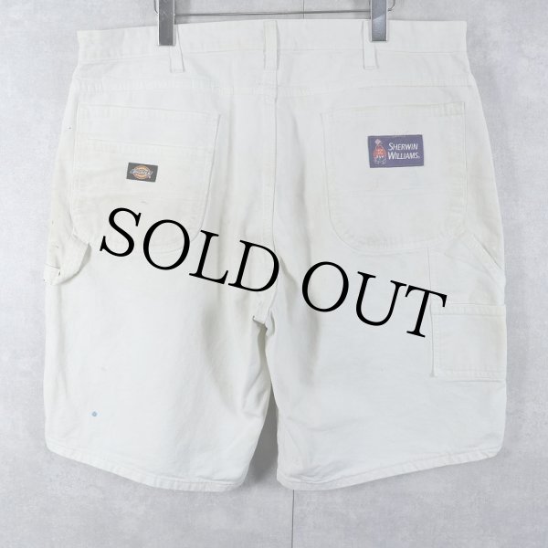ディッキーズ 白 ホワイト ワークパンツ ハーフパンツ ショートパンツ