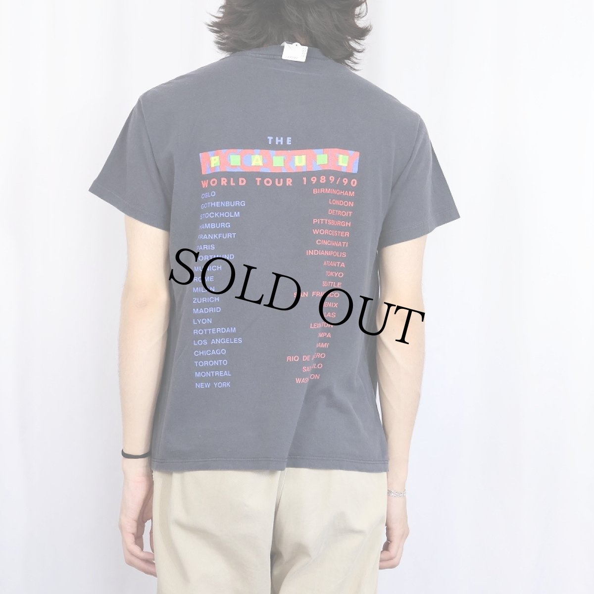 画像4: 90's Paul McCartney USA製 ミュージシャン ツアープリントTシャツ BLACK L (4)