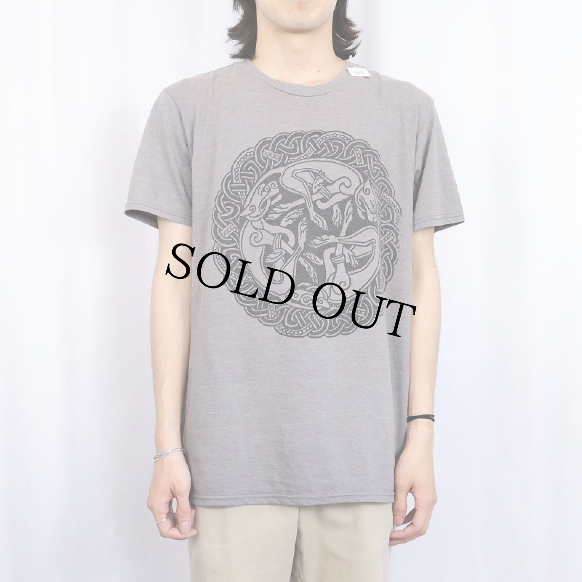 画像2: ケルトプリントTシャツ (2)