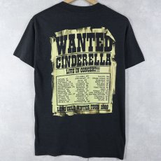 画像2: 80's Cinderella Long Cold Winter Tour ロックバンドツアープリントTシャツ BLACK M (2)