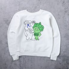 画像1: 80's Doughboy × Little Sprout キャラクタープリントラグランスウェット KIDS SIZE L (1)