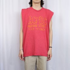 画像2: 2000's AC/DC USA製 "Highway To Hell Tour '79" ロックバンド カットオフ ノースリーブTシャツ XL (2)