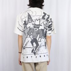 画像4: 90's ZZ Top USA製 "Antenna" スリーピース・ロックバンド 大判プリントTシャツ XL (4)