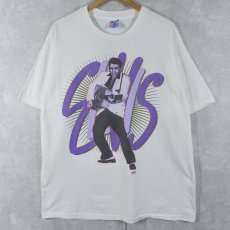画像1: 90's Elvis Presley ミュージシャン プリントTシャツ XL (1)