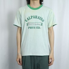 画像3: 80's ARRO USA製 "VALPARAISO PHYS ED." ダブルフェイス リバーシブルTシャツ XL (3)