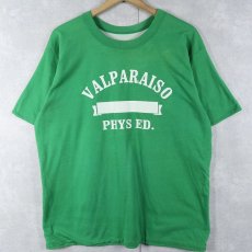 画像1: 80's ARRO USA製 "VALPARAISO PHYS ED." ダブルフェイス リバーシブルTシャツ XL (1)
