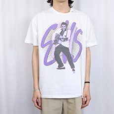 画像2: 90's Elvis Presley ミュージシャン プリントTシャツ XL (2)