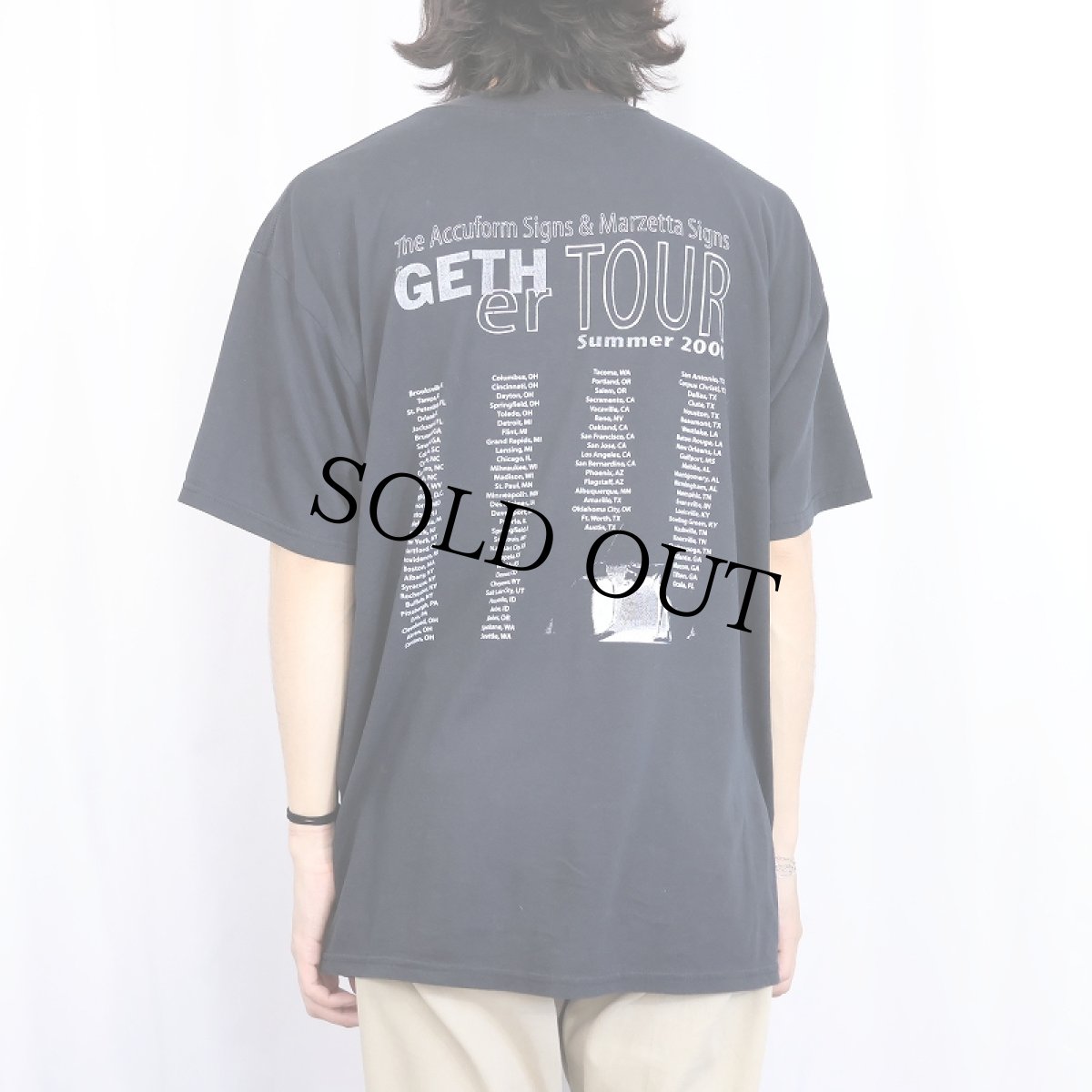 画像4: Together プリントTシャツ BLACK XL (4)