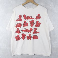 画像1: 80's デビル 四十八手 エロプリントTシャツ XL (1)