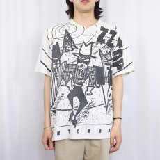 画像3: 90's ZZ Top USA製 "Antenna" スリーピース・ロックバンド 大判プリントTシャツ XL (3)