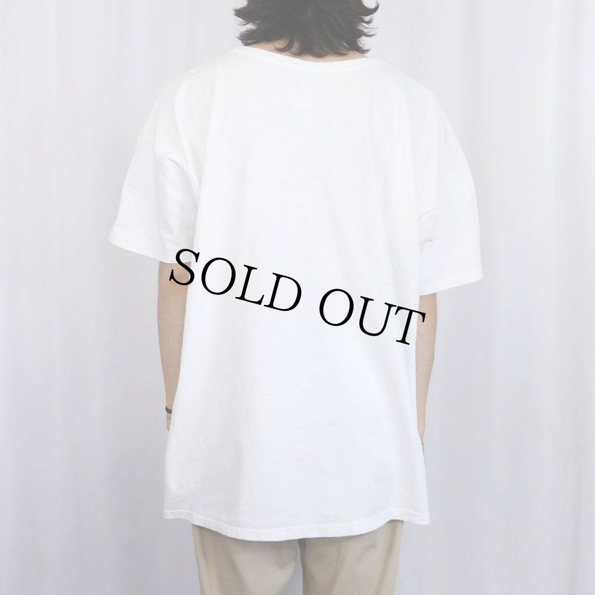 画像3: 80〜90's Champion USA製 青刺繍タグ 中期 ロゴプリントTシャツ XXXL (3)