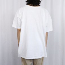 画像3: 80〜90's Champion USA製 青刺繍タグ 中期 ロゴプリントTシャツ XXXL (3)