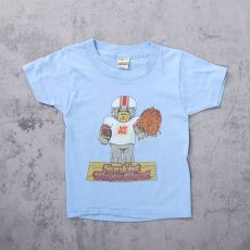 画像1: 80's JUNIOR STARS by SCREEN STARS USA製 "Sunkist Fiesta Bowl" くまイラストTシャツ KIDS SIZE 5-6  (1)