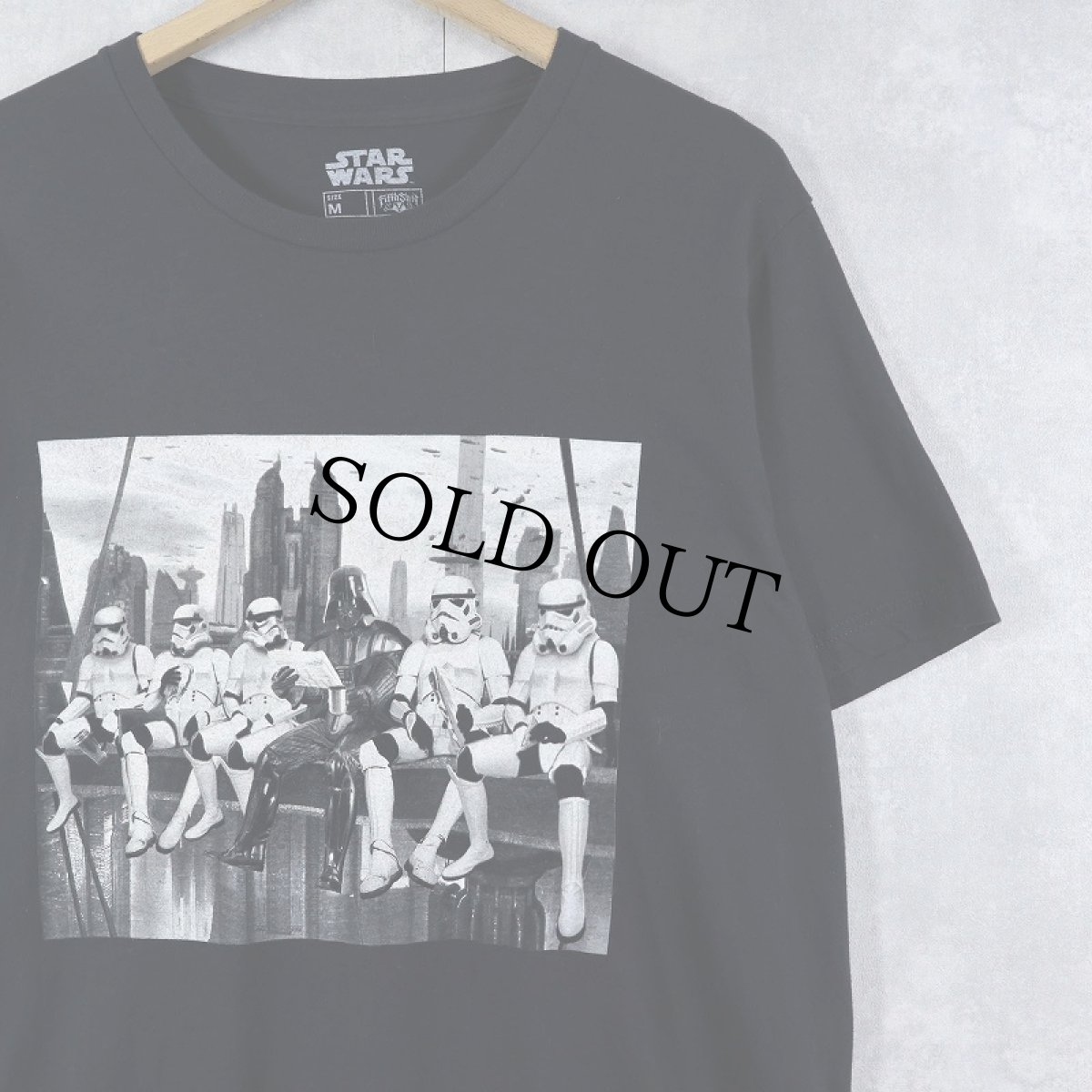 画像1: STAR WARS 映画プリントTシャツ BLACK M (1)
