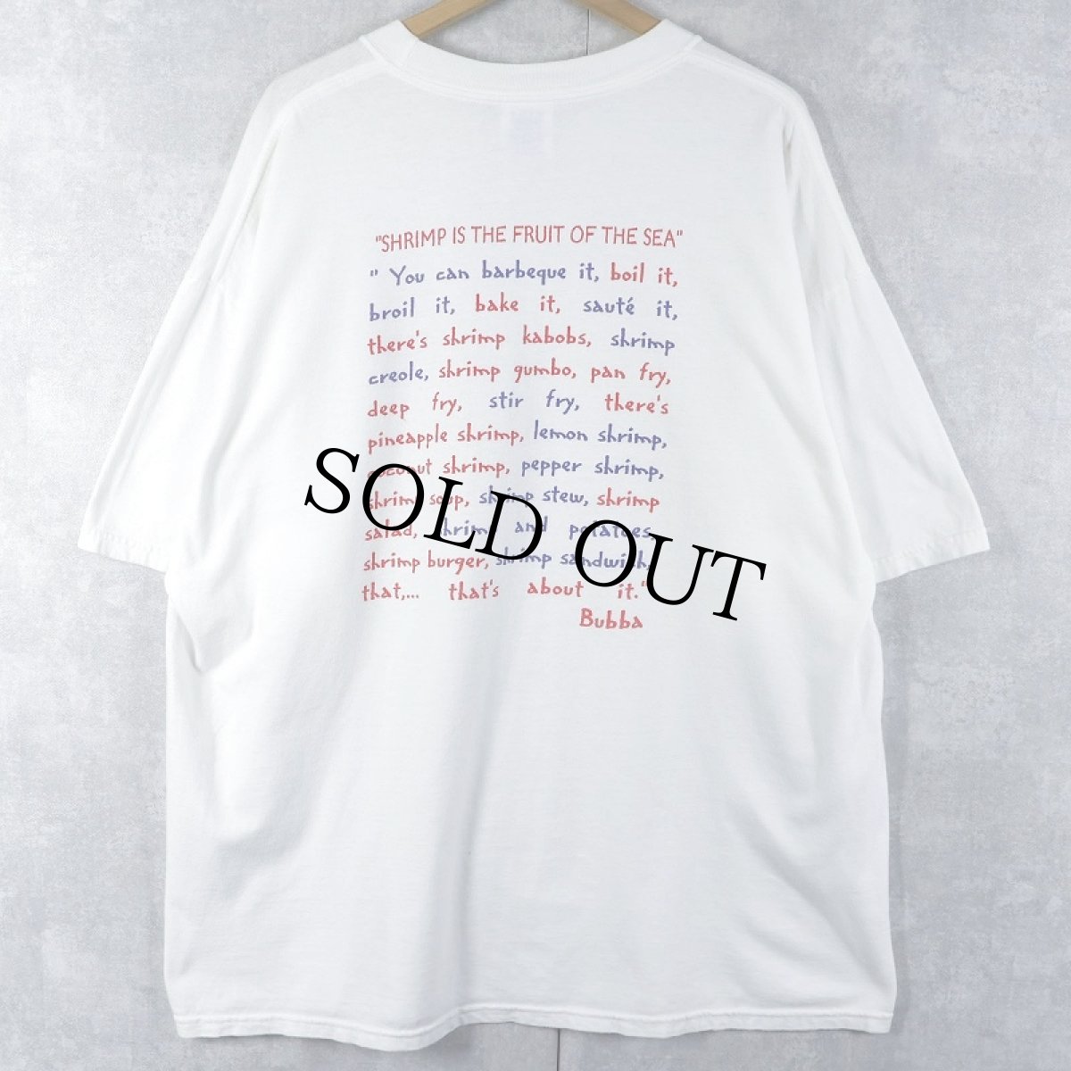 画像2: 2000's Bubba Gump Shrimp Co. レストランプリントTシャツ XXL (2)