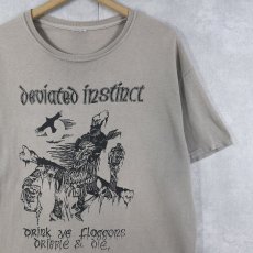 画像1: Deviated Instinct エクストリームメタルバンドTシャツ (1)