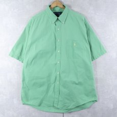 画像1: Ralph Lauren "BLAKE" コットンボタンダウンシャツ XL (1)