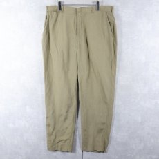 画像1: POLO Ralph Lauren リネン×シルク パンツ W38 (1)