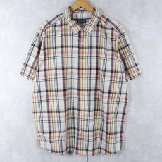 画像1: 2000's Patagonia "ORGANIC COTTON" チェック柄 コットンシャツ L (1)