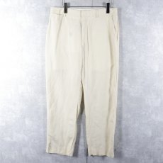 画像1: POLO Ralph Lauren リネンシルク パンツ W32 (1)