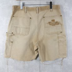 画像2: Carhartt カットオフ ダブルニーダックショーツ W35 (2)