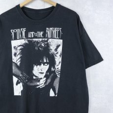 画像1: Siouxsie and the Banshees ロックバンドTシャツ BLACK (1)