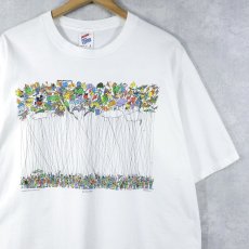 画像1: 90's Go Fly a Kite USA製 イラストプリントTシャツ L (1)