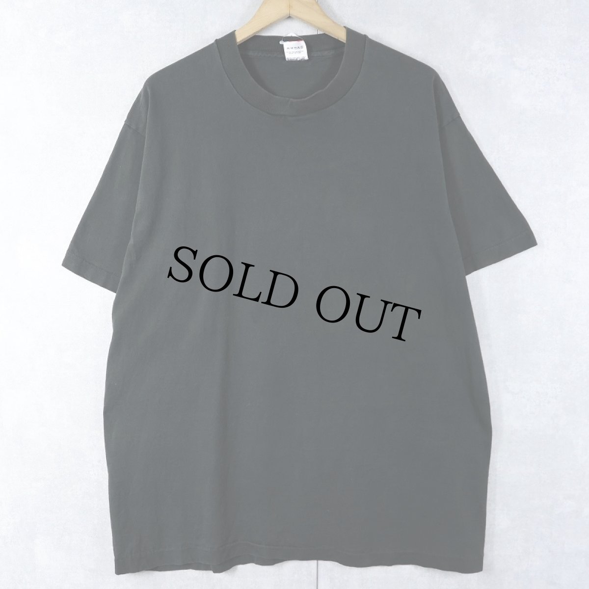 画像1: 90's FRUIT OF THE LOOM USA製 無地Tシャツ BLACK XL (1)