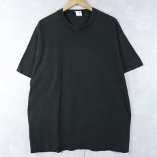 画像1: 90's FRUIT OF THE LOOM USA製 無地Tシャツ BLACK XL (1)