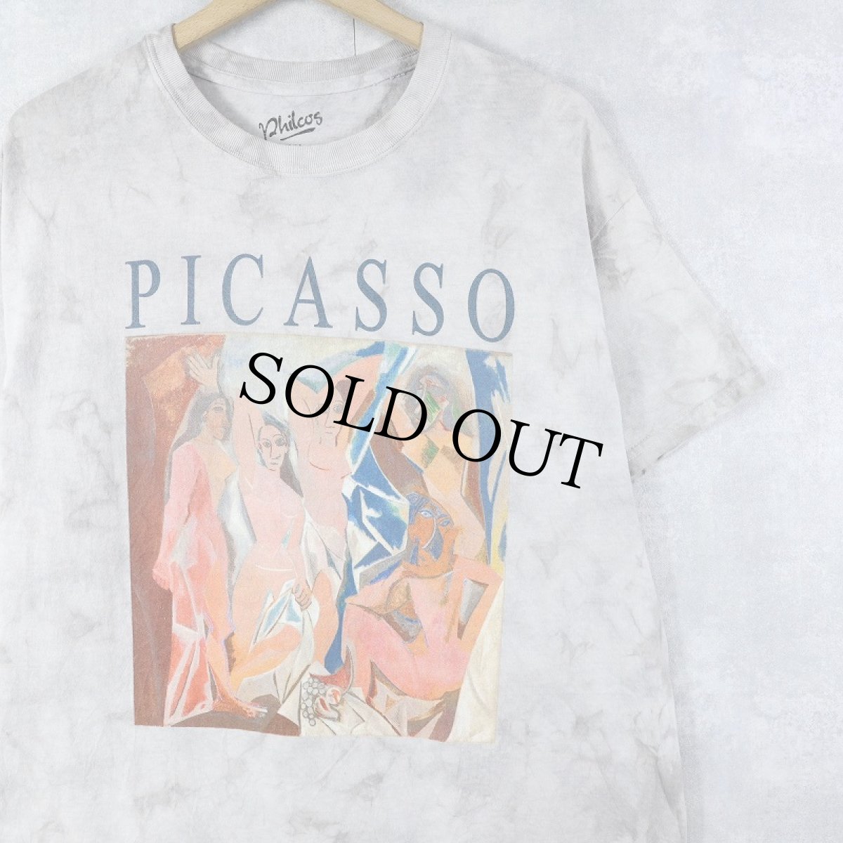 画像1: Pablo Picasso アートプリントTシャツ M (1)