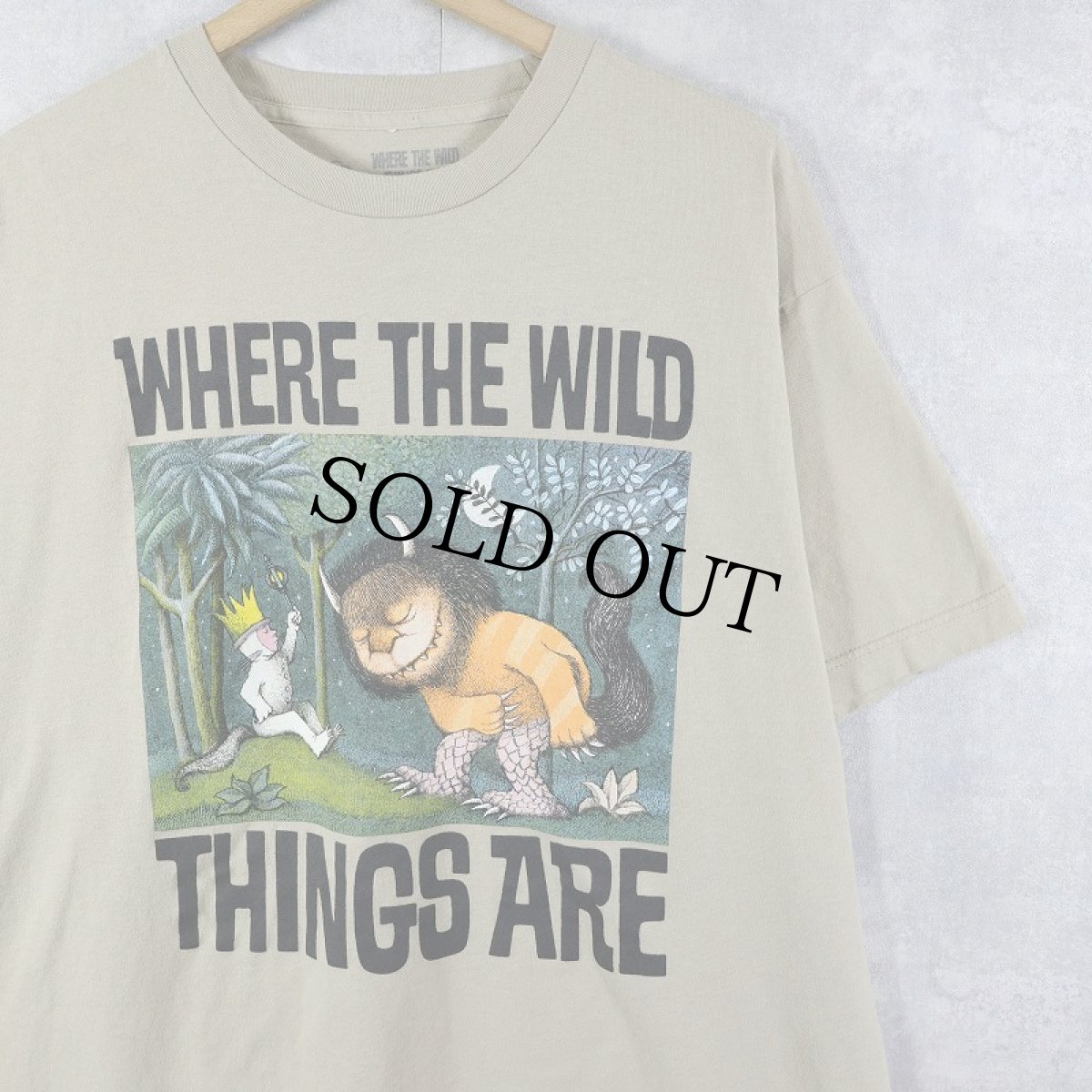 画像1: かいじゅうたちのいるところ 絵本プリントTシャツ XL (1)